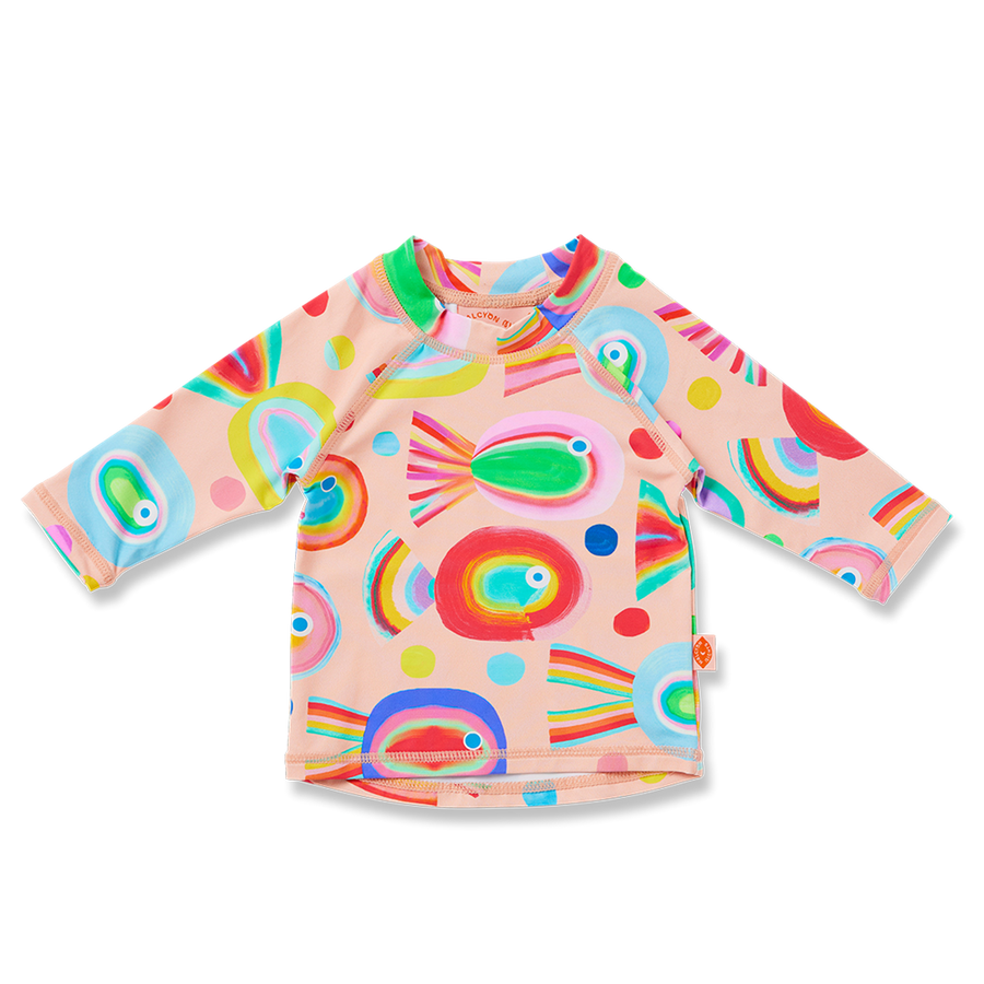 Long Sleeve Rash Vest / Fancy Fins