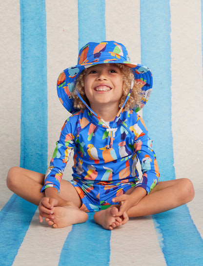 Swim Bucket Hat Flamin' Galahs