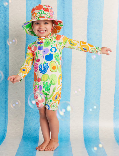 Swim Bucket Hat Eat The Rainbow