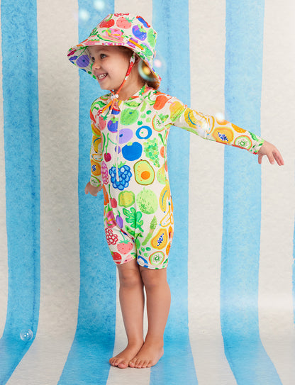 Swim Bucket Hat Eat The Rainbow