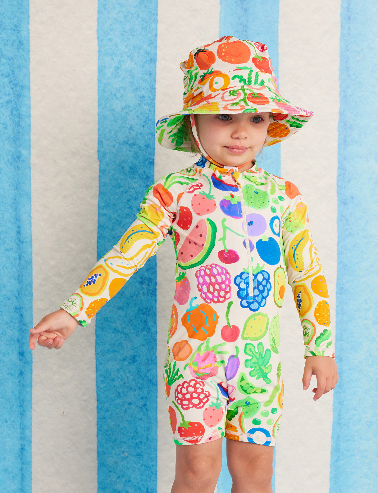 Swim Bucket Hat Eat The Rainbow