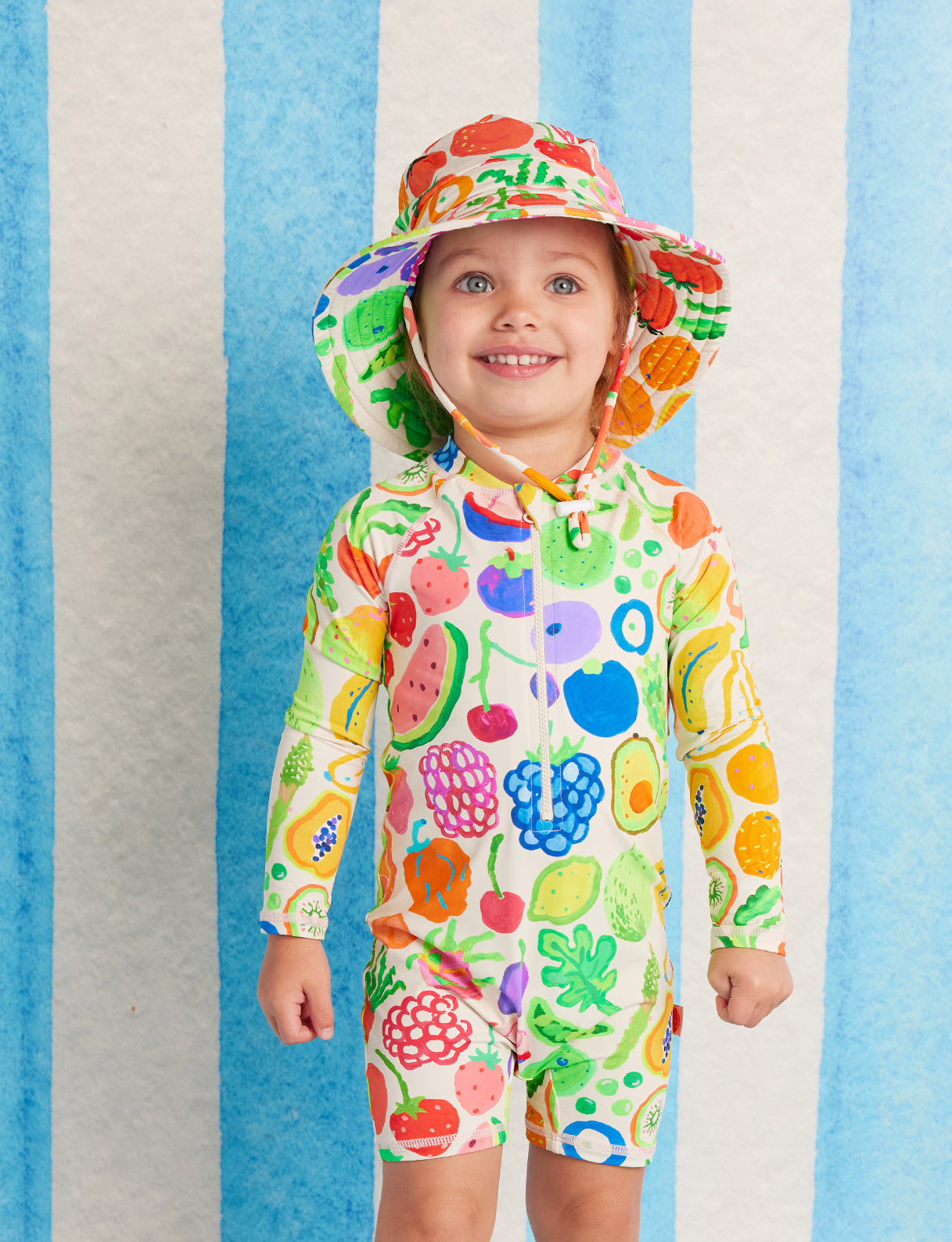 Swim Bucket Hat Eat The Rainbow