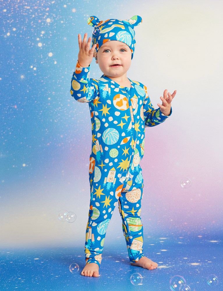 Long Sleeve Romper / See You In Space