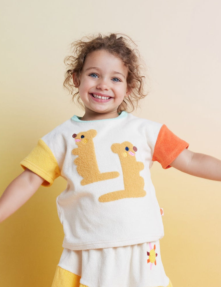 Zoo Crew Cream — terry set