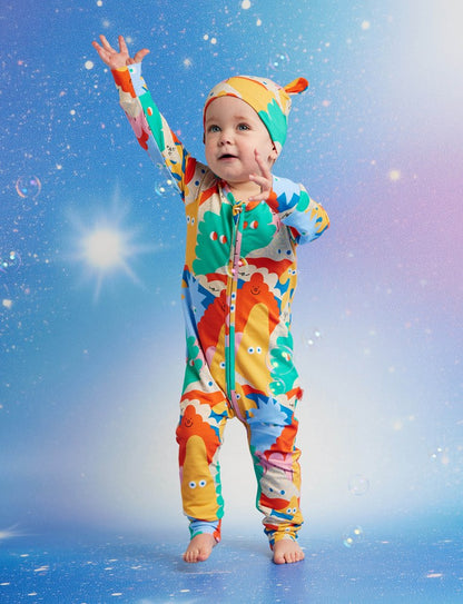 Long Sleeve Romper / Mount Wiggly