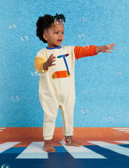 Fleece Jumpsuit / Beep Beep