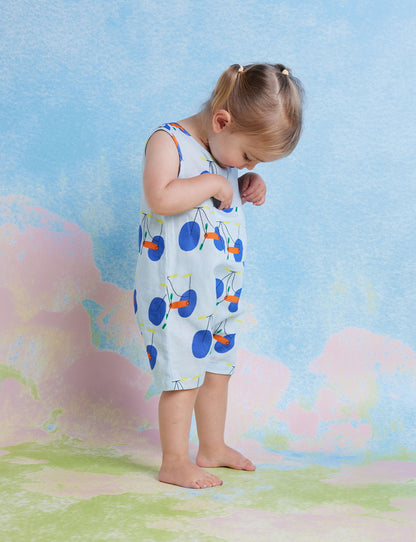 Woven Romper / Pedal Pals