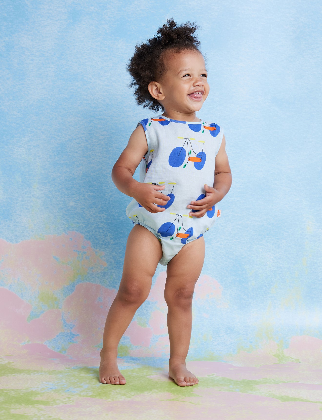 Woven Singletsuit / Pedal Pals