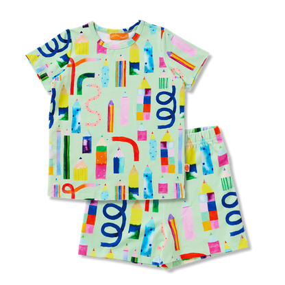 Scribble Squad PJ Set