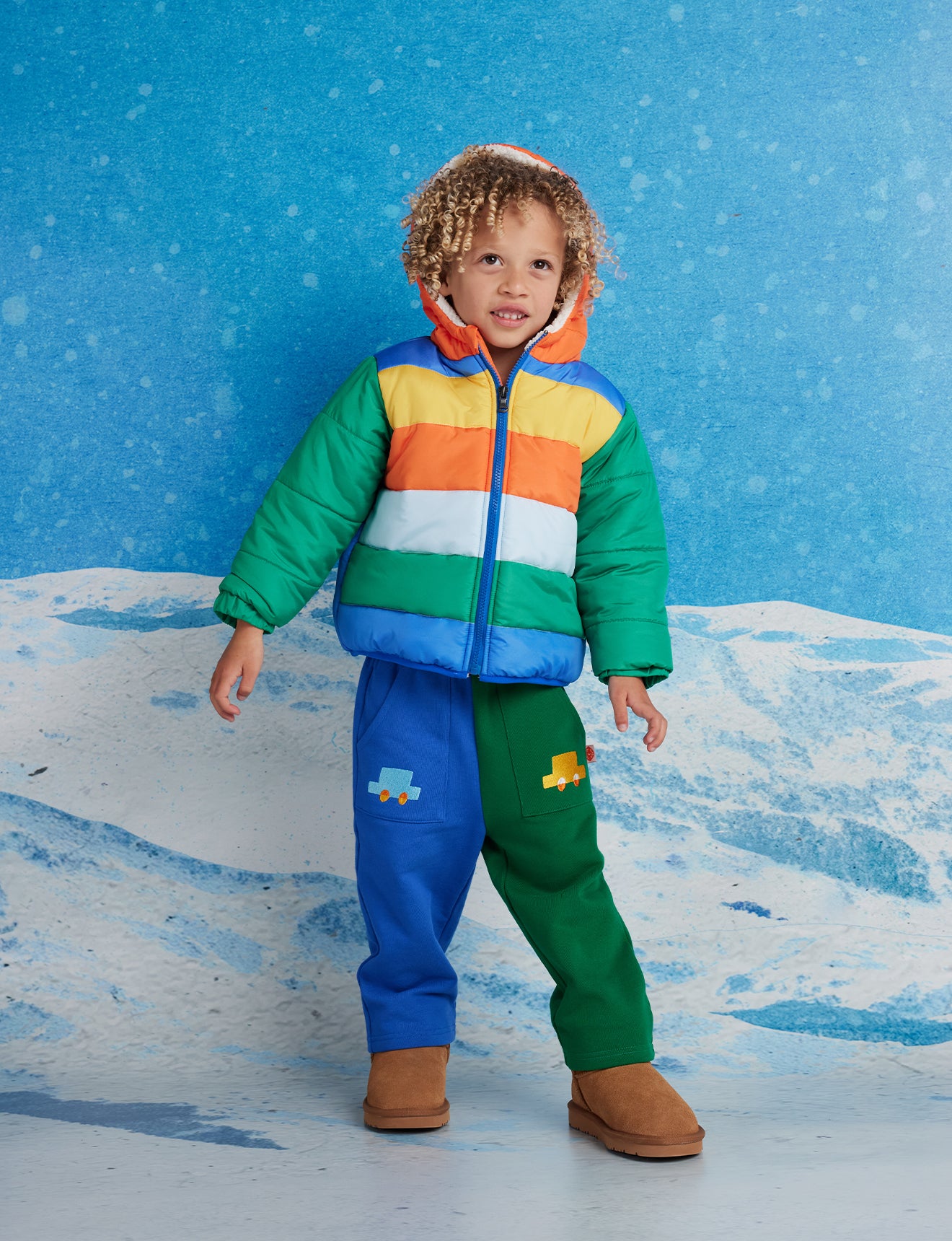 Quilted Puffer Jacket / Beep Beep