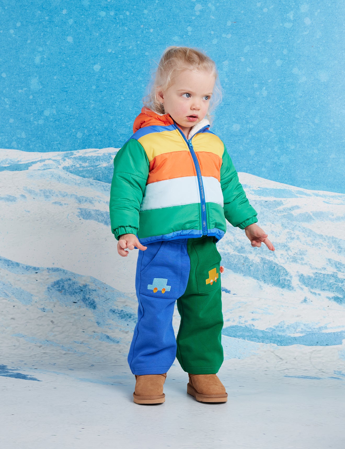 Quilted Puffer Jacket / Beep Beep
