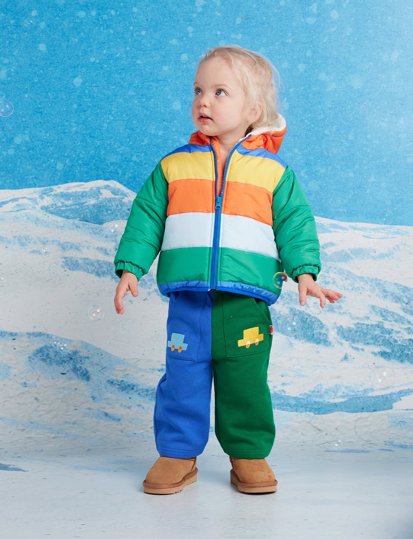 Quilted Puffer Jacket / Beep Beep