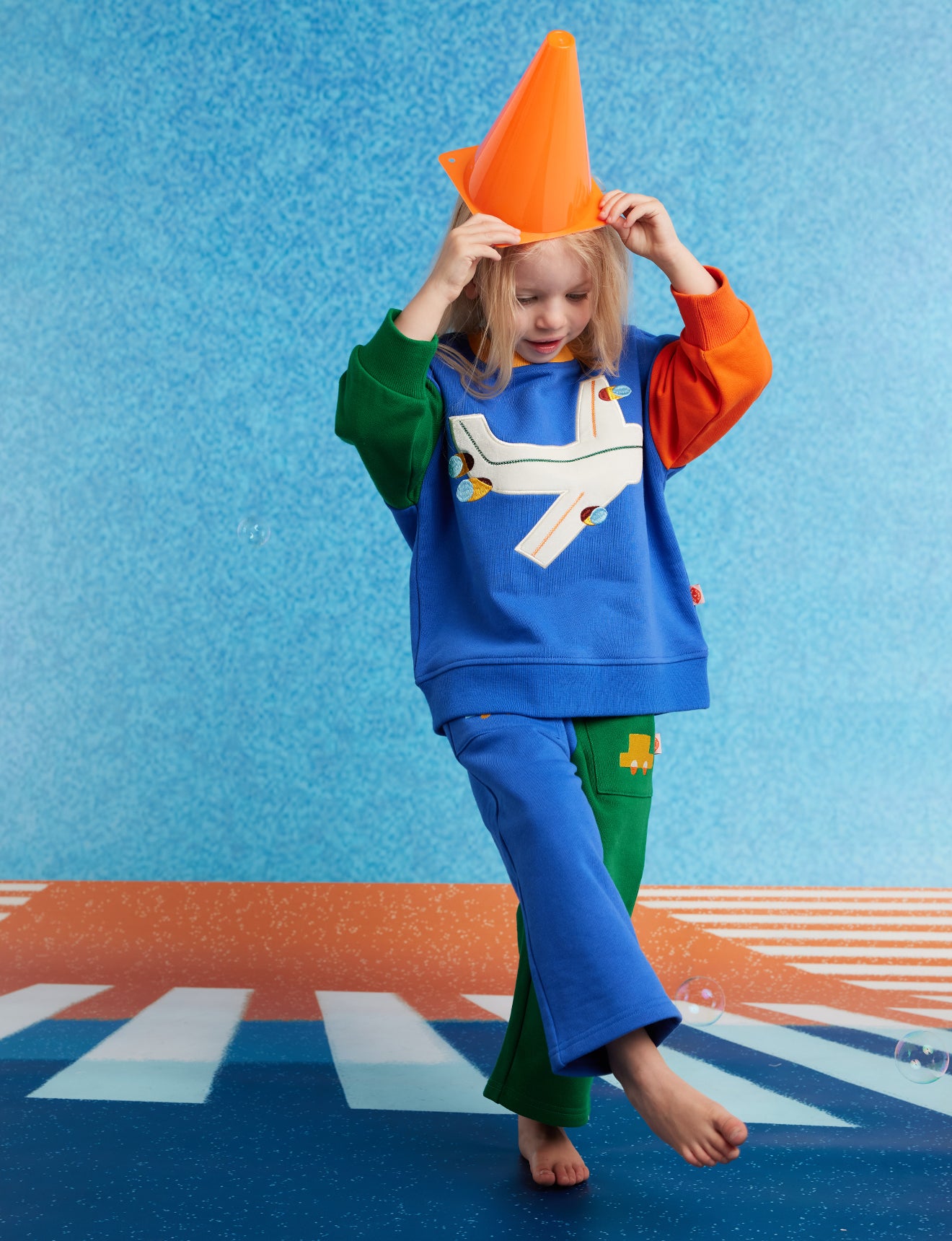 Fleece Wide Pant / Beep Beep