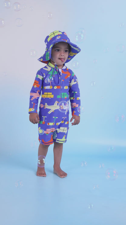 Swim Bucket Hat / Beep Beep