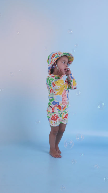 Swim Bucket Hat / Tropicool