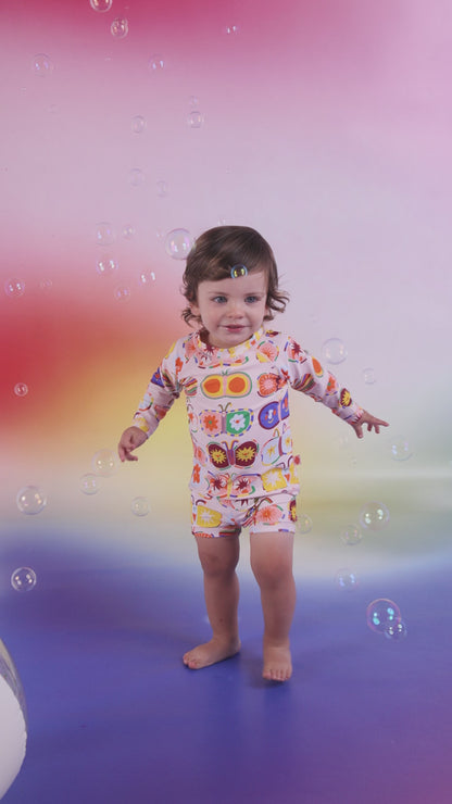 Long Sleeve Rash Vest / Flutterby