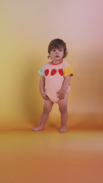 Terry Short Sleeve Bodysuit / Tiny Orchard