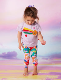 Rainbow Valley Baby Leggings