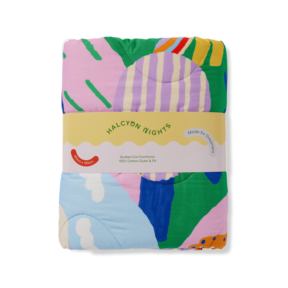 Rainbow Valley Cot Quilt