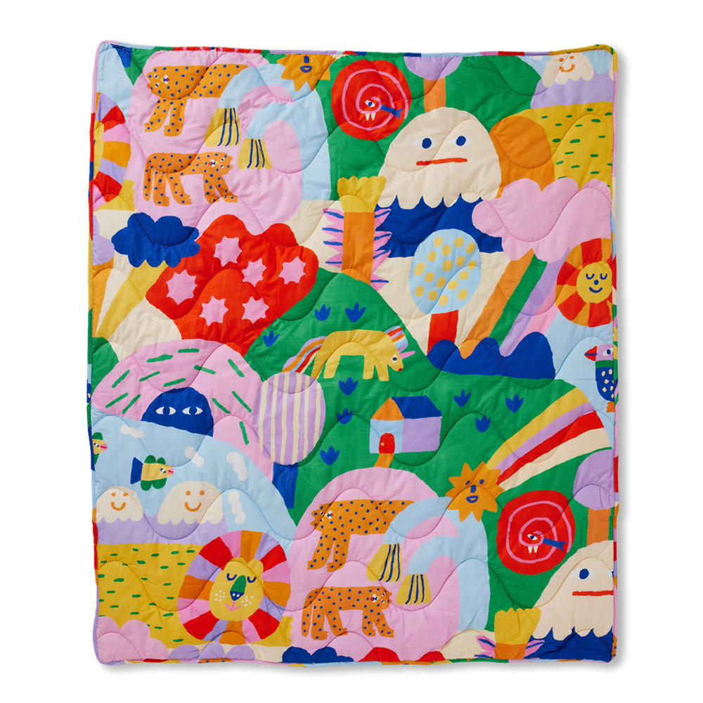 Rainbow Valley Cot Quilt