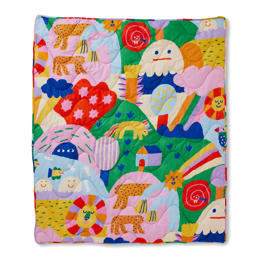 Rainbow Valley Cot Quilt