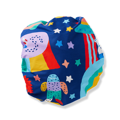 Rocket Ride Fitted Cot Sheet