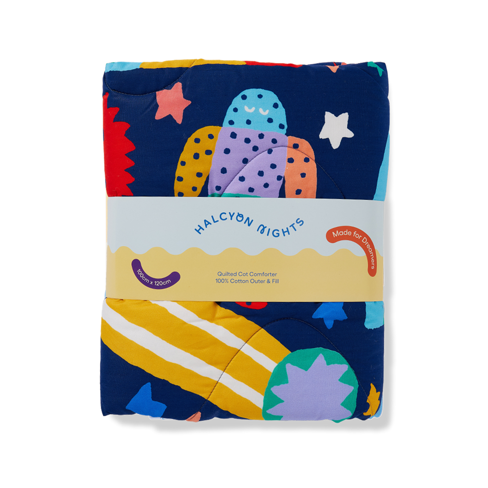 Rocket Ride Cot Quilt