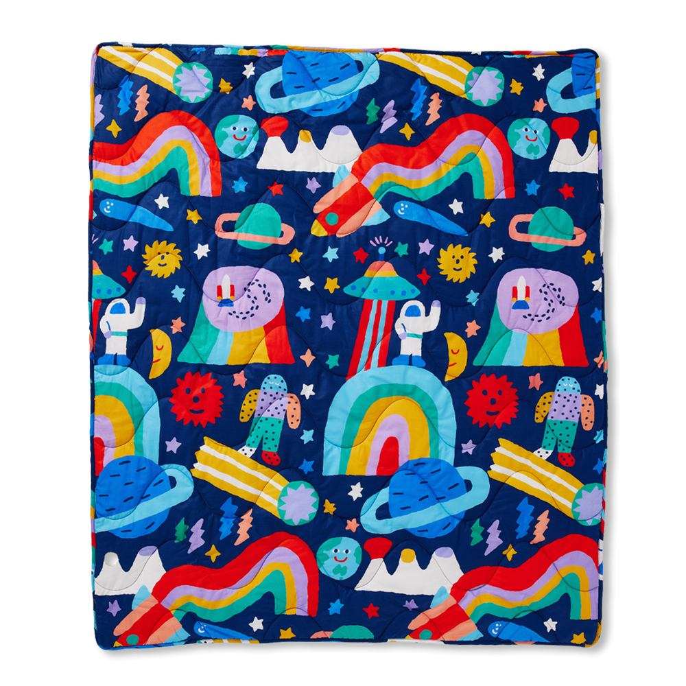 Rocket Ride Cot Quilt