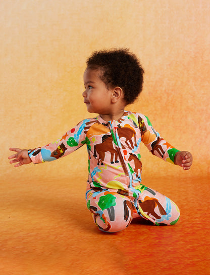 Giddy Up Long Sleeve Romper