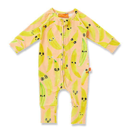 Peel Party Long Sleeve Romper