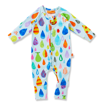 Sun Shower Long Sleeve Romper
