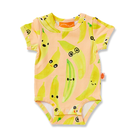 Peel Party Short Sleeve Bodysuit