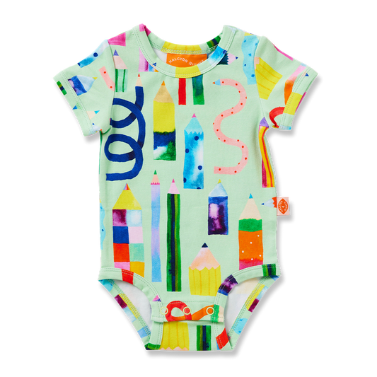 Scribble Squad Short Sleeve Bodysuit