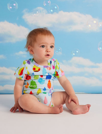 Sun Shower Short Sleeve Bodysuit