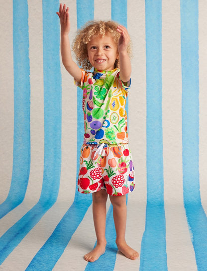 Kids Boardshorts Eat The Rainbow