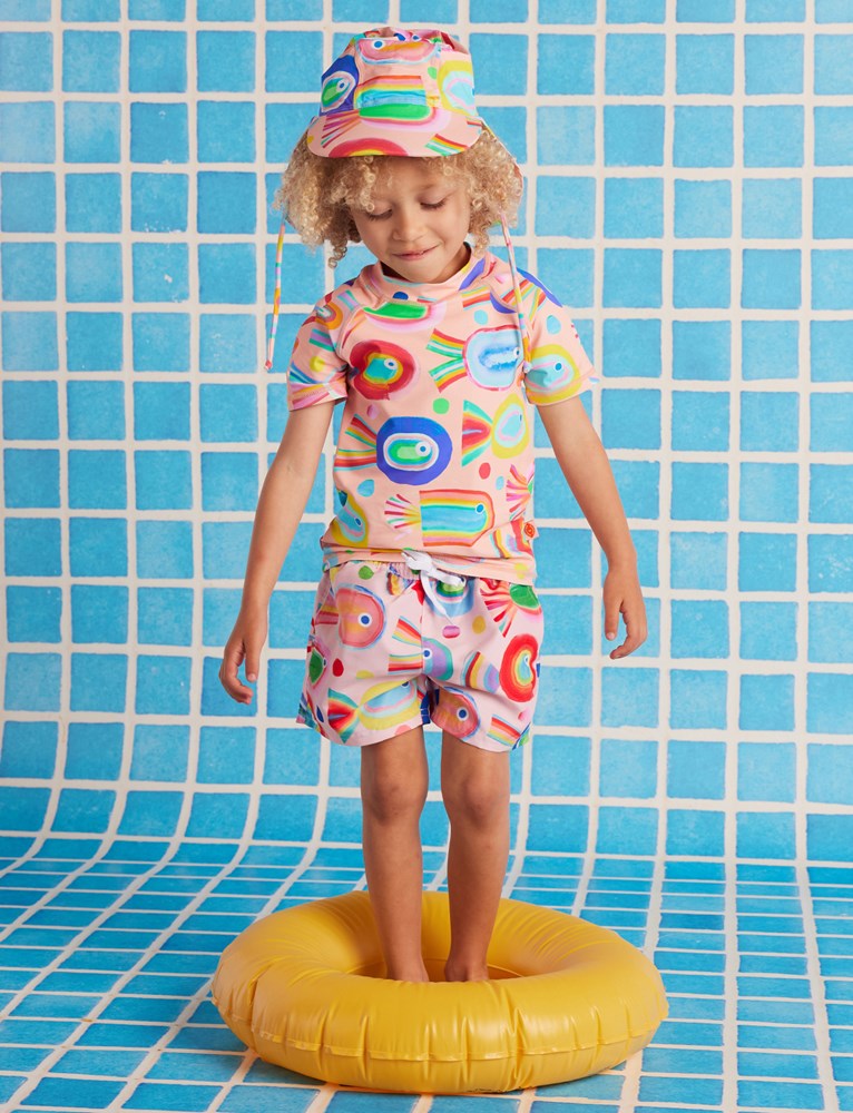 Short Sleeve Rash Vest Fancy Fins