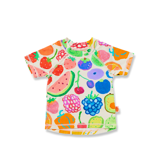 Short Sleeve Rash Vest Eat The Rainbow