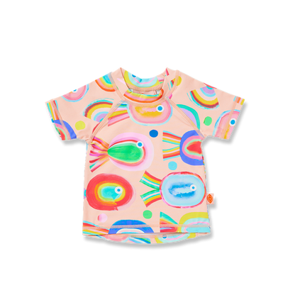 Short Sleeve Rash Vest Fancy Fins
