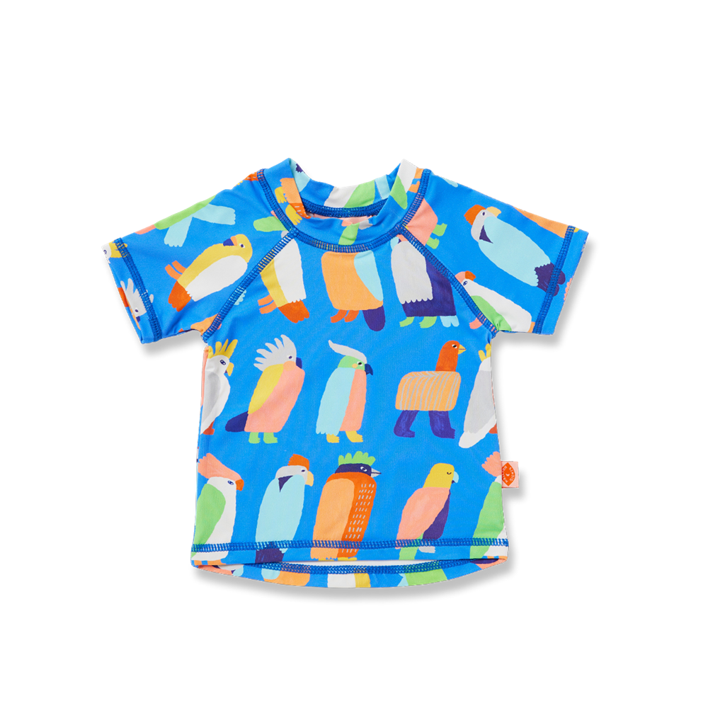 Short Sleeve Rash Vest Flamin' Galahs