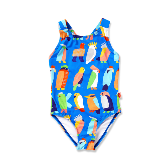 Elastic Strap Bather Flamin' Galahs