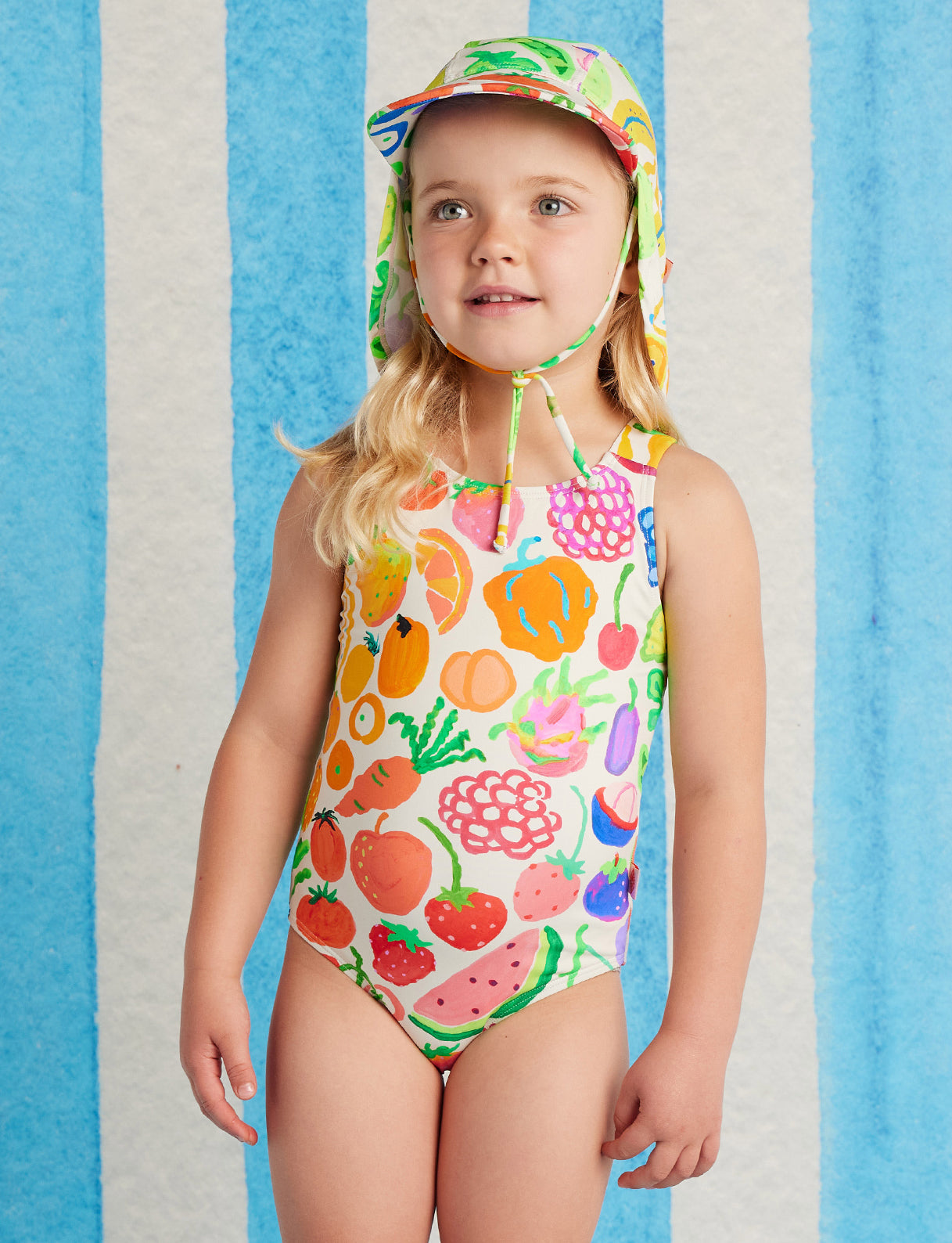 Elastic Strap Bather Eat The Rainbow