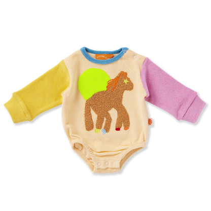 Giddy Up Terry Long Sleeve Bodysuit