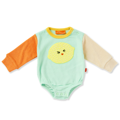 Peel Party Terry Long Sleeve Bodysuit