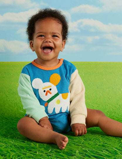 Puppy Park Terry Long Sleeve Bodysuit