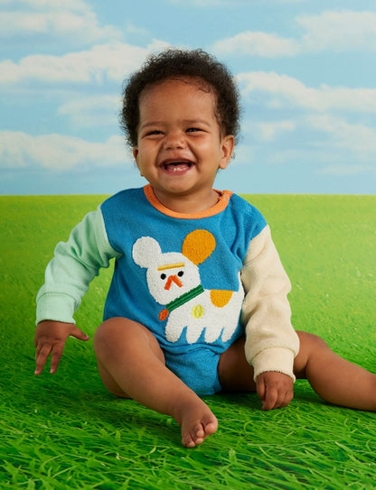 Puppy Park Terry Long Sleeve Bodysuit