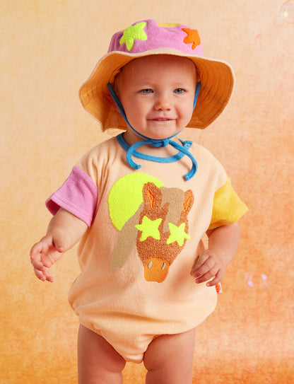 Giddy Up Terry Short Sleeve Bodysuit
