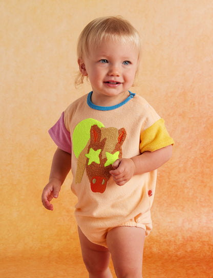 Giddy Up Terry Short Sleeve Bodysuit
