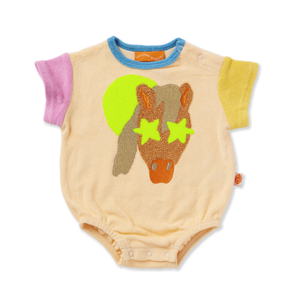 Giddy Up Terry Short Sleeve Bodysuit
