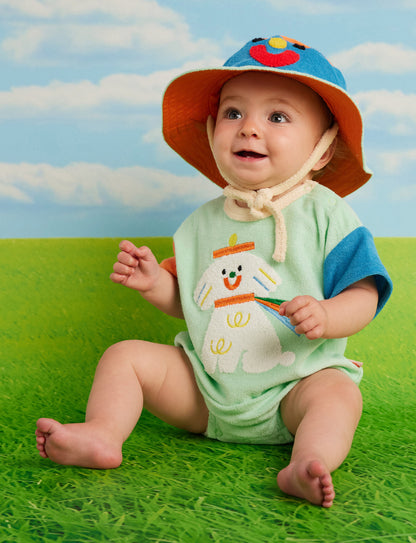 Puppy Park Terry Short Sleeve Bodysuit