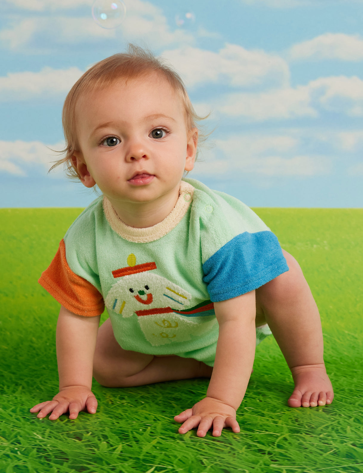 Puppy Park Terry Short Sleeve Bodysuit